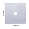 thumbnail image 4 of Gas Range Protectors Covers 2Pcs Reusable Gas Range Stovetop Burner Protector Liner Cover Cleaning Kitchen, 4 of 9