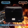 thumbnail image 2 of Fireproof File Box with Lock 2 Layer Water-Resistant Collapsible Portable Organizer with Reflective Strip, 2 of 6