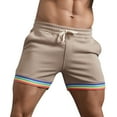 thumbnail image 1 of Ketyyh-chn99 Short de Bain pour Homme Short pour Homme Short Cargo avec Poches Coupe Décontractée à Cordon Short de Golf pour Homme Short Décontracté Extensible Short de Plage Café,4TG, 1 of 5