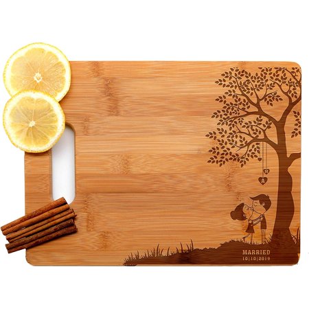 

HetayC Wooden Engraved Cutting Board Personalized Christmas Gift Personalized