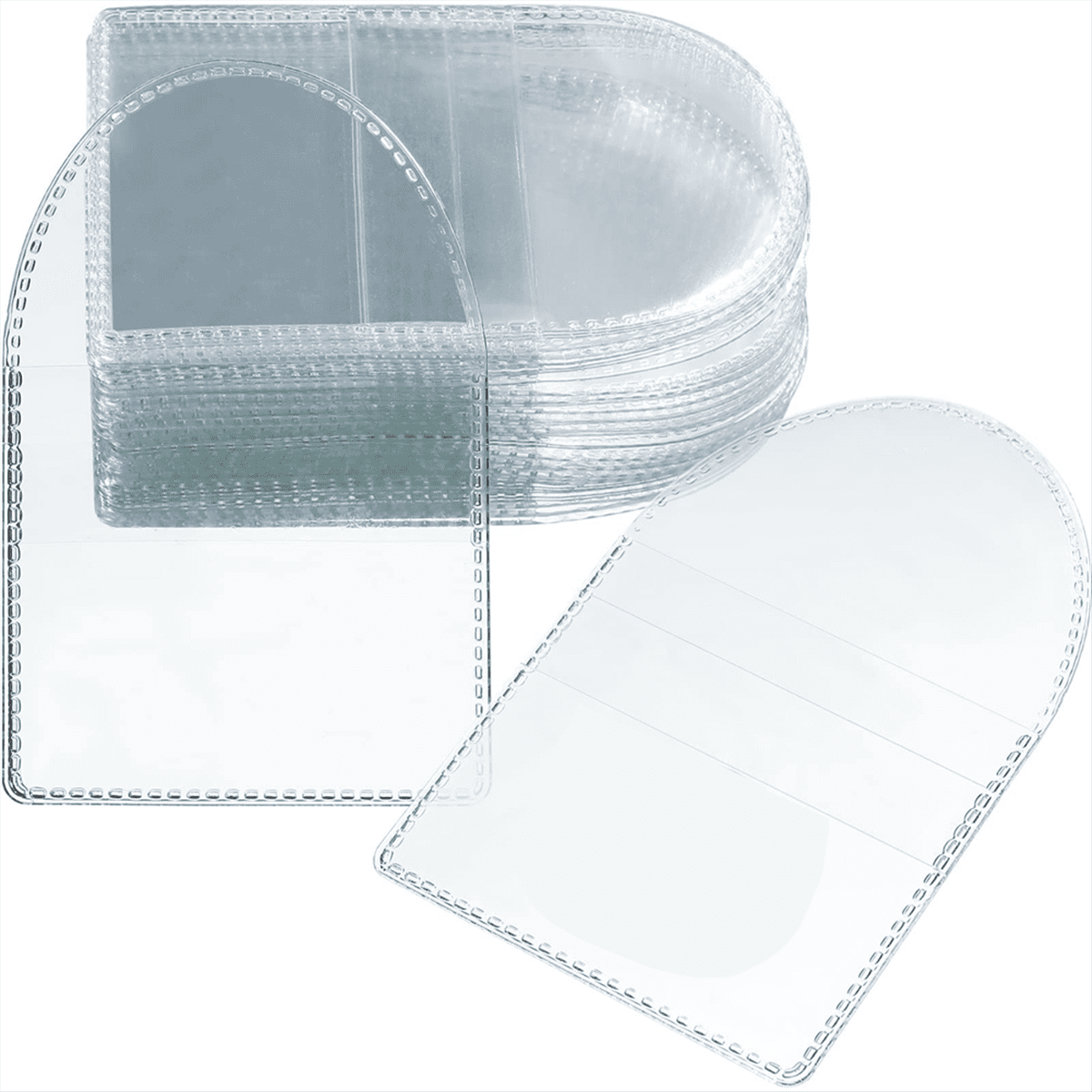 Lot De 40 Dômes Transparents Pour Bonbons - 3 Tailles (3.5 à 6.4 Cm) - DIY, Cartes Shaker, Emballage - 7