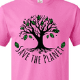thumbnail image 4 of Inktastic Save the Planet Tree Design with Green Leaves T-Shirt, 4 of 5