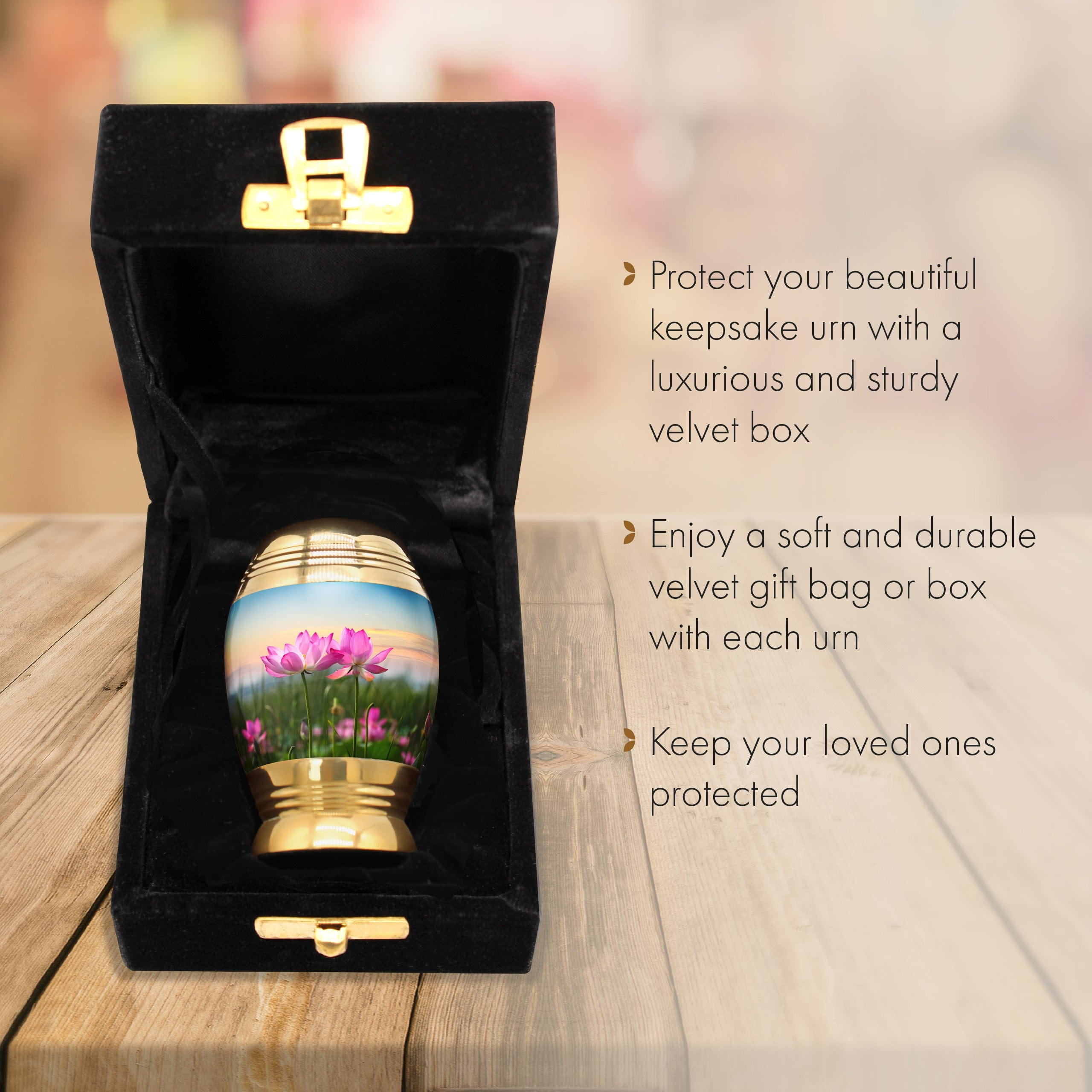 Lotus Urns for Cremation Ashes Large Urn XL or Small Keepsake Urns for Adult Cremation Ashes & Urns for Human Ashes for Home or Burial Cremation Urns