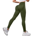 thumbnail image 5 of Women's Texture Peach Hip Lifting Yoga Pants Tight Fit Sports Without Lines, 5 of 7