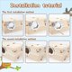thumbnail image 2 of 3X Caja para Periquitos, Casa para Pájaros Transparente para Jaula, Caja de Cría de Madera para Loros, Periquitos, Cacatúas, Agapornis, 2 of 5