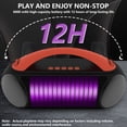 thumbnail image 7 of ZROZYL Karaoke Machine for Adults, Portable Home Karaoke PA System Singing Machine with 2 Microphones, Bluetooth Speaker with RGB Lights for Party, 7 of 7