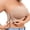 Beige, variant on Tsesme Plus Size Women's Strapless Bandeau Bra, Non-slip Seamless Wireless, Side Closure Comfy Full Cup Padded Tube Top