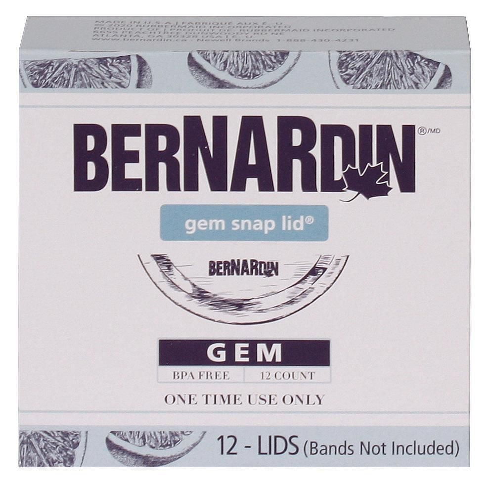 Couvercles Bernardin Gem Paquet de 12, 78 mm, Gemme