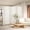 6 Panel White, variant on Demi Bonn Room Divider, 3 Panel Folding Privacy Screen, 6ft Tall Portable Weave Partition Wall Divider for Bedroom, White