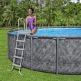 thumbnail image 2 of Bestway Flowclear 52 Inch Heavy Duty Metal A Frame Above Ground Pool Ladder, 2 of 11