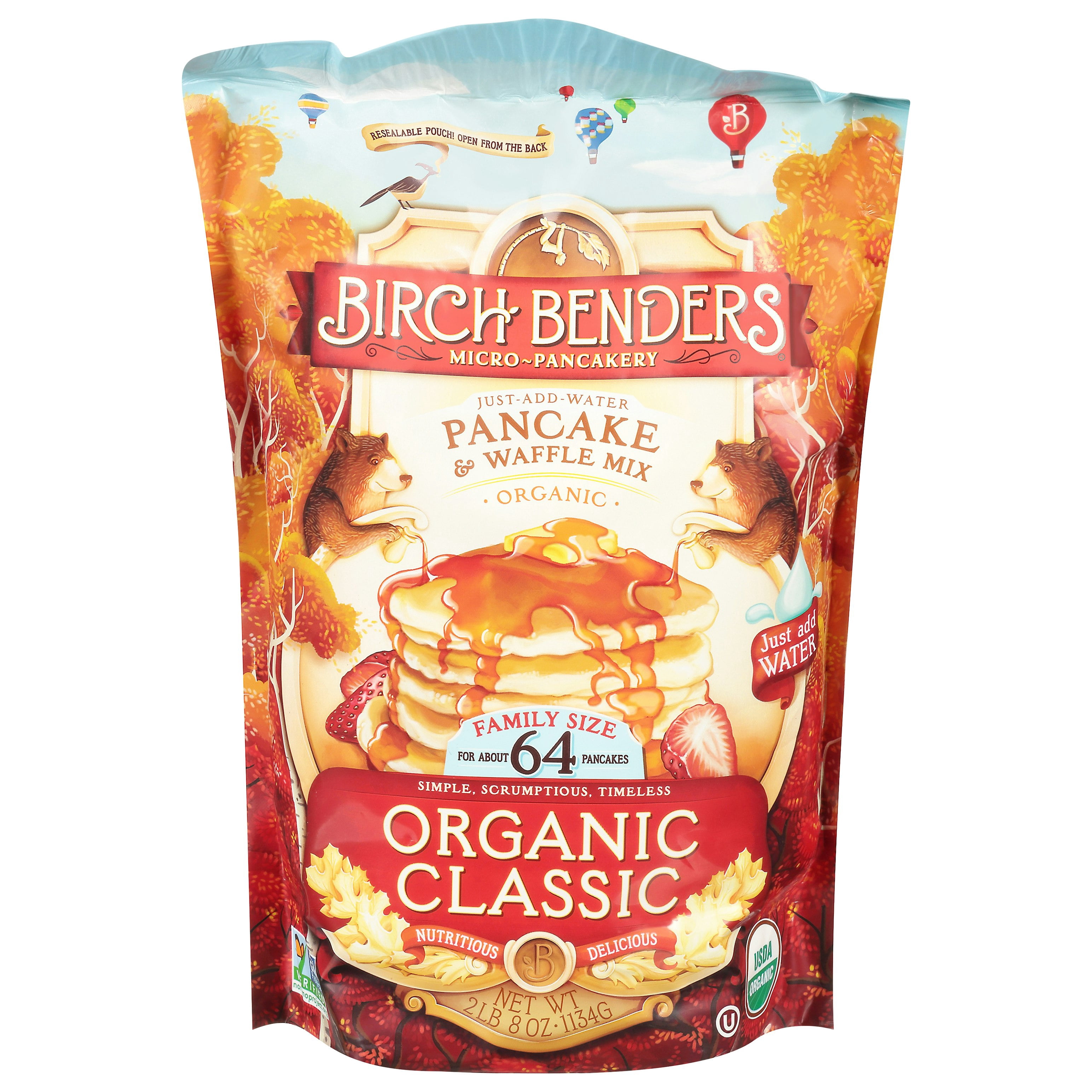 Birch Benders Classic Pancake & Waffle Mix 40 oz (Pack Of 6)