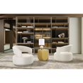 thumbnail image 4 of Pasargad Home Noho Collection Side Table, Wood Finish End Table for Living Room, Home Office, Gold, 4 of 5