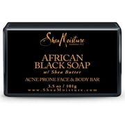 2 Pack - Shea Moisture African Black Soap Facial Bar Soap 3.5 oz