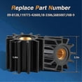 thumbnail image 2 of Impeller Repair Kit for Water Pump, Compatible with Indmar Models 09-812B-1, 119773-42600, 18-3306, S685007, 2 of 5