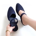 thumbnail image 1 of Sandales Pantoufles à Talons Hauts pour Femmes Couleur Unie Sandales pour Femmes pour Sortir, 1 of 7