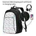 thumbnail image 2 of Disketp Nautical Lighthouse Sailboat Mochila de Viaje Estampada para Laptop con Puerto de Carga USB, Mochila Impermeable para Computadora – Regalo para Hombres y Mujeres, 2 of 7