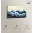 thumbnail image 2 of Waverly Blue Abstract Wall Art Canvas Wall Art by Art Remedy, Gallery Wrapped, 30" x 20", 2 of 7