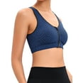 thumbnail image 4 of SHCKE Post-Surgery Front Closure Sports Bra Medium Impact Racerback Bras Gym Yoga Workout Bras, 4 of 6