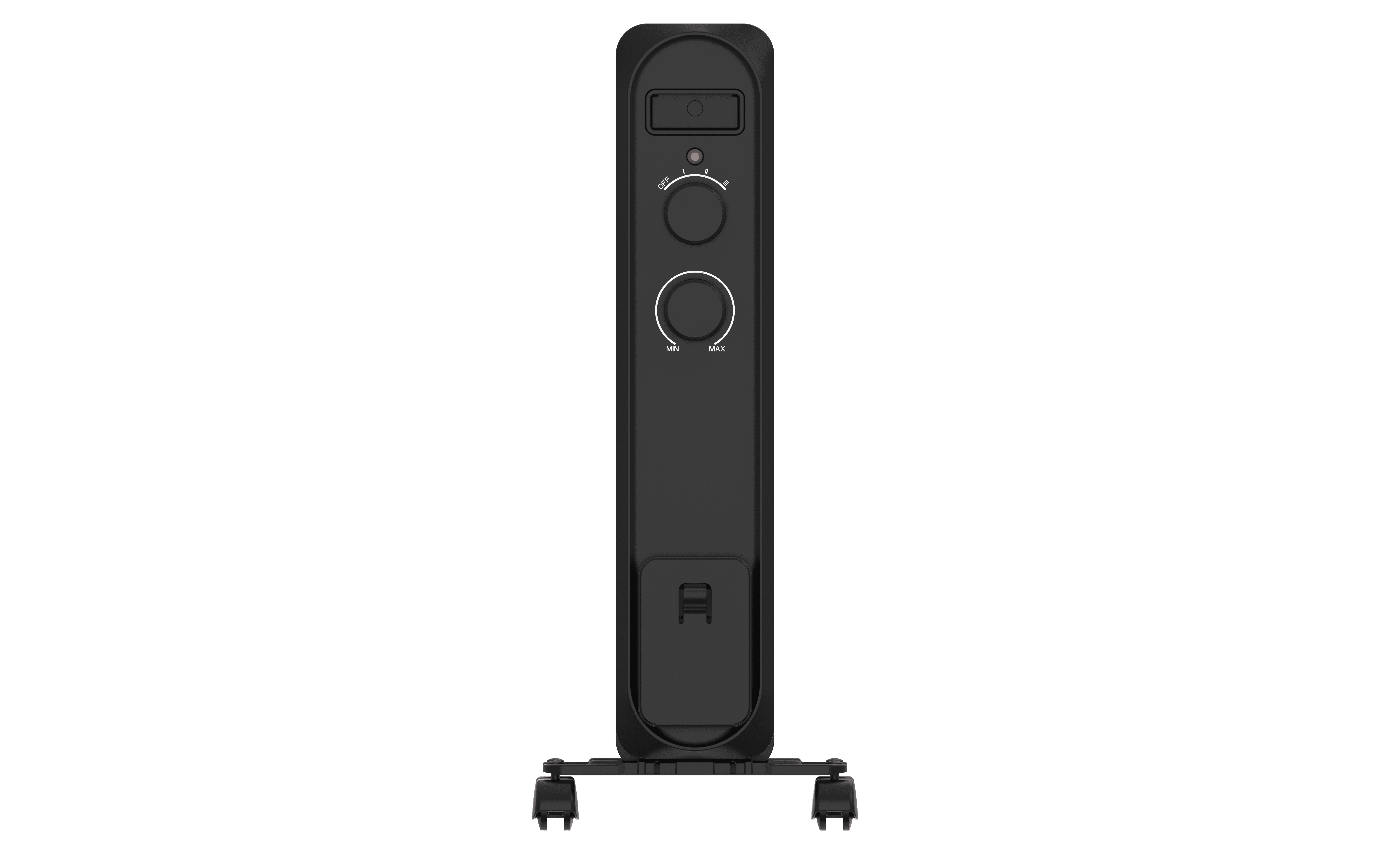 Mainstays Black 1500W 3 Heat Settings Oil Filled Heater