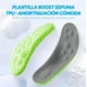 thumbnail image 2 of 2pares Xtellar Plantilla Ortopedica Deportiva De Gel Pie Plano 4d Color Verde, 2 of 3