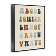 thumbnail image 3 of Stupell Industries Eclectic Earthy Alphabet Letters Black Framed Giclee Art, 16 x 20, by Lil' Rue, 3 of 8