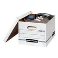 thumbnail image 3 of Bankers Box STOR/FILE Storage Box Letter/Legal Lift-off Lid White/Blue 12/Carton 00703, 3 of 7