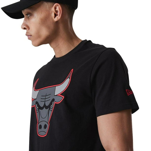 New Era NBA Shirt OUTLINE Chicago Bulls black Walmart