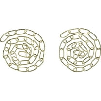 Aspen Creative 21118-42,Steel 3 Feet Heavy Duty Chain for Hanging Up Maximum Weight 40 Pounds-Lighting Fixture/Swag Light/Plant in Brass Plated.11 Gauge.