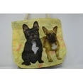 thumbnail image 2 of French Bulldog Foldable Tote Bag - Durable, Waterproof - Zipper Market Tote, 2 of 2