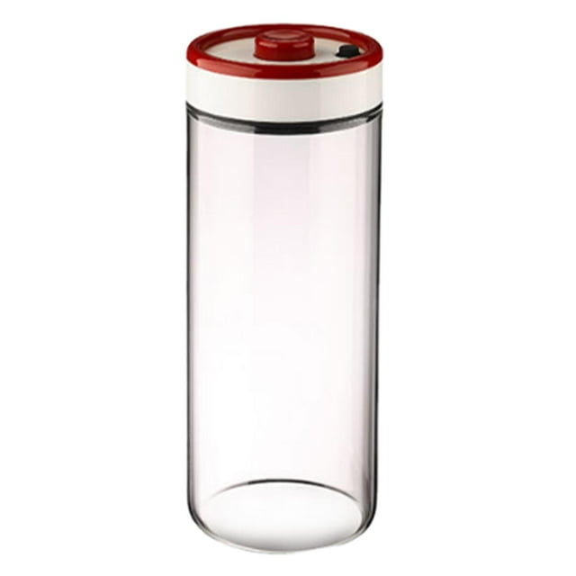 Recipiente para granos de café, recipiente de vacío, recipiente de vidrio hermético, mantiene los alimentos frescos, frasco sellado L