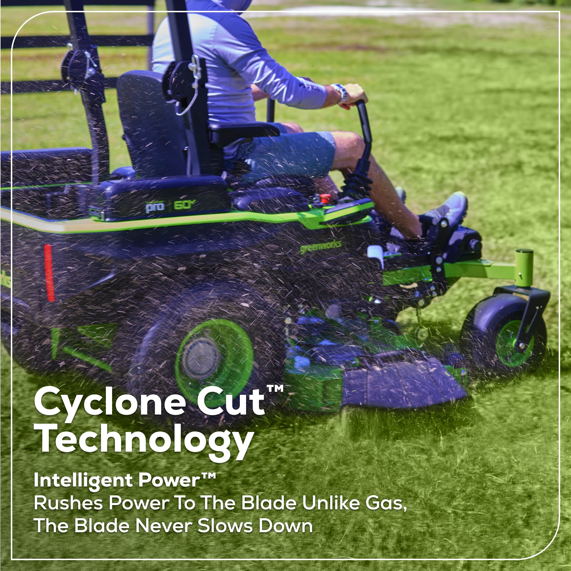 Greenworks 60V 54" Maximus Zero Turn Riding Mower + with (2) 20.0 Ah, (2) 8.0 Ah & (2) 4.0 Ah Batteries and 1.5kW Charger 7430202