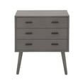 thumbnail image 2 of Decmode Modern 28 X 24 Inch Rectangular Three-Drawer Wooden Chest, 2 of 3