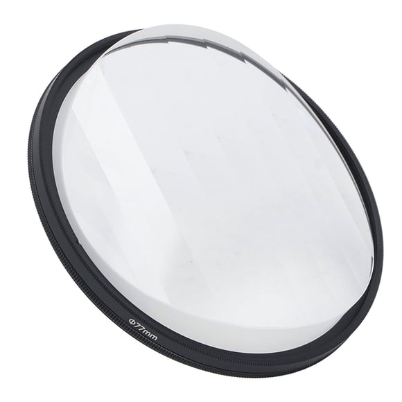 Camera Filter Accessories Linear Glass Prism with Repeated Color Images, Coating Non Slip Camera Distortion Prism Lens Filter for SLR Photography
