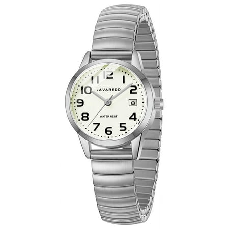 Watches for Women Easy Reader Analog Ladies Quartz Watches with Stainless Steel Expansion Band, Waterproof Watches Gift For Women -M Size