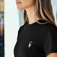 thumbnail image 5 of Dalix Astronaut Embroidered Lightweight Relaxed Jersey Tee Summer Cute Space Womens in Black 2XL XX-Large, 5 of 5