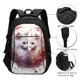 thumbnail image 3 of Disketp White Red Cat Couple Mochila de Viaje Estampada para Laptop con Puerto de Carga USB, Mochila Impermeable para Computadora – Regalo para Hombres y Mujeres, 3 of 7