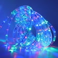 thumbnail image 4 of Tira de luces LED de neón multicolor con forma de arcoíris, resistente al agua, para jardín, exterior, UE, 220 V, luces de cuerda, iluminación de 360 grados, 4 of 5