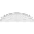 thumbnail image 3 of Ekena Millwork 50"W x 13-1/2"H x 2"P Elliptical Sunburst Architectural Grade PVC Pediment, 3 of 7