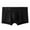 Black, variant on Mens Ultra Soft and Comfortable Cotton Briefs Seamless Traceless Trunks Athletic Workout Underwear for Youth