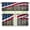 Style-2, variant on Rustic American Flag Kitchen Valance & Tier Curtain Retro Independence Day Rod Pocket Bedroom Dining Room Cafe Office Living Room 54 x 18 inches + 27 x 35.8 inches *2