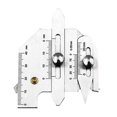 thumbnail image 1 of Fillet Weld Gauge Set, Welding Gauges Set, Wear Resistance Stainless Steel Measuring Ruler, Durable Welding Gauge For Measuring Angles, Heights, Widths, Gaps, 1 of 6