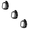 thumbnail image 1 of relayinert Silicone Wristband Strap For 2 3 Runner 2 3 Spark 3 GPS Watch black 3Set, 1 of 6