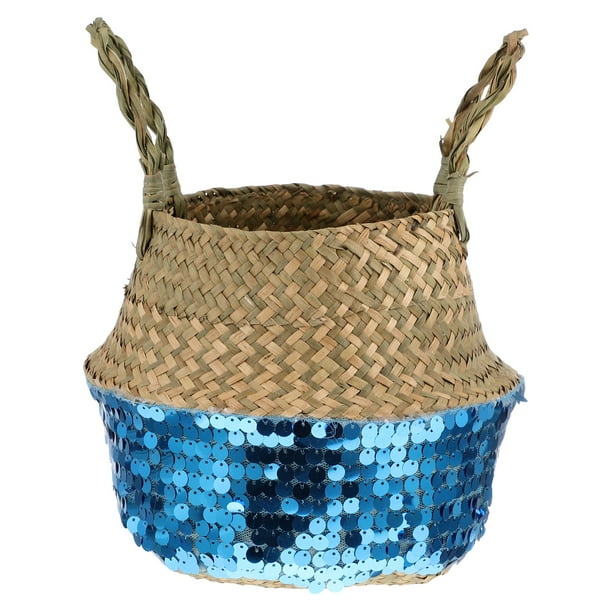 Cesta de flores 1pc Cesta decorativa Cesta de almacenamiento de artículos diversos para el hogar plegable