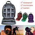 thumbnail image 4 of Camera Backpack Photo Backpack, Rucksack Camera Waterproof Camera Bag For Canon Nikon Sony With Tripod Mount (Violet Usb), 4 of 5