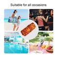 thumbnail image 5 of 2 Pack Wet Dry Bags,Ornate Flame Damask Print Waterproof Reusable Dual Zipper Bags for Swimwear, Gym Clothes, Toiletries, Baby Diapers, 5 of 8