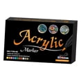 thumbnail image 4 of Acrylic Paint Markers Set Assorted Colors Waterproof for Painting Mug Canvas 60 Colors, 4 of 8