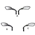 thumbnail image 2 of Langgg Bike Rearview Lamp Cycling Reflector Bicycles Front Mirror Modified Component Type 3 1Set, 2 of 6