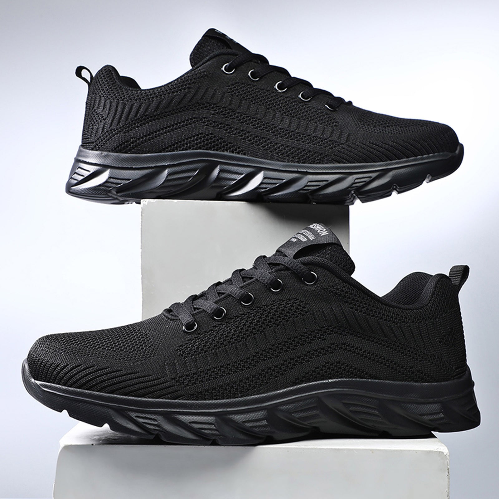 Tennis Shoes Men Men's Core Jogger Sneakers Black,41