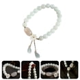 thumbnail image 4 of Pulsera de jade, pulsera de piedra, pulseras elásticas, pulsera de protección para mujer, 4 of 7