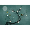 thumbnail image 4 of Idea4wall 6pcs Chinese Style Floral Peel and Stick Wallpaper Removable Wall Murals Large Wall Stickers for Home Decoration, 100"x24", 4 of 5